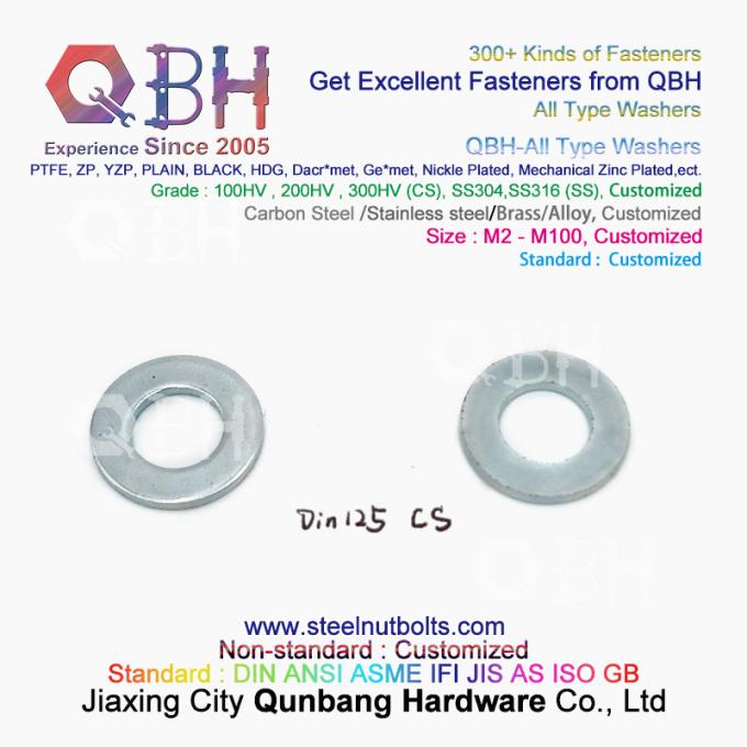 QBH DIN125 DIN127 F436 F436M F959 F959M DIN434 DIN436 NFE25-511 جميع أنواع الغسالة ذات الزنبرك المسطح المستدقة المسننة 1